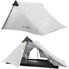 RDYMONKEY UL Gear Lanshan 2 telts 2 personām Ultralight ūdensizturīga profesionāla pārgājienu telts 2 personām kempingam Double Layer