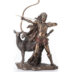 Veronēzes dizains Bronzierte Statue Göttin der Jagd und Wildnis