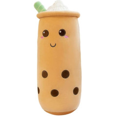 LICHENGTAI Bubble Tea Plush Toy Boba Soft Toy Piena tējas plīša lelles piepildīta bērnu rotaļlieta Dekoratīvs plīša spilvens Mīksts karikatūra plīša muguras spilvens Dāvanu rotaļlieta bērniem pieaugušajiem