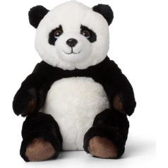 WWF plīša rotaļlieta WWF 01100 Eco plīša rotaļlieta panda, reālistiska dizaina, aptuveni 23 cm augsta, brīnišķīgi mīksta un mīļa, iespējams mazgāt ar rokām