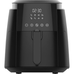 KUMTEL 5,5 L XL Digital Air Fryer 1500W mit 8 voreingestellten Funktionen und 60 Min Timer,Heißluftfritteuse für gesundes ölfreies Kochen,Backen,Grillen,intelligente Temperaturkontrolle, ohne BPA&PFOA