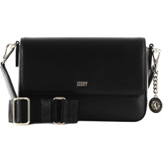 DKNY Sieviešu iepirkumu soma Bryant Medium Flap Shopper, melna, melna