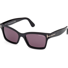 Tom Ford saulesbrilles MIKEL FT 1085 Shiny Black/Smoke 54/17/140 Sievietes, Shiny Black/Smoke