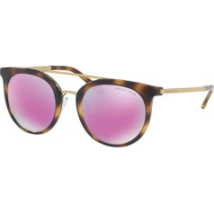 Michael Kors Damen Ila 32704X 50 Sonnenbrille, Braun (Dark Tort/Fuschiamirror), 50