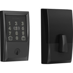 SCHLAGE BE499WB CEN 622 Encode Plus Smart WiFi slēdzene, matēti melna