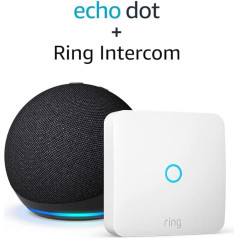 Echo Dot (5. paaudze, 2022, antracīts) + Amazon Ring Intercom | Ideāla kombinācija gudrākai mājai