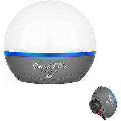 OLIGHT Obulb Pro S LED viedā naktslampiņa ar Bluetooth vadību, uzlādējama spilgtas atmosfēras naktslampiņa ar atpakaļskaitītāju, dimmējama RGB krāsu maiņa, līdz IPX7, guļamistabai