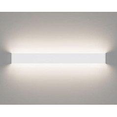 Klighten 30 W sienas gaisma iekštelpu LED 83 cm sienas lampa Up Down Wall Lighting Natural White 4500 K guļamistabai, viesistabai, gaitenim, gaitenim, kāpnēm (balta)