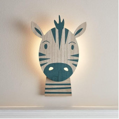 Lights4fun LED sienas gaismas Zebra tālvadības pults Timer Battery Operated iekštelpu bērnistabas dekorēšana