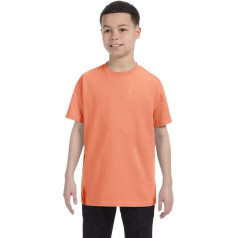 Hanes Authentic TAGLESS® bērnu kokvilnas T-krekls XS Orange