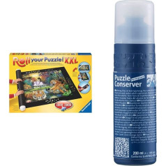 Ravensburger Roll Your Puzzle XXL - Puzles paklājiņš puzlēm ar līdz 3000 gabaliņiem, puzles paklājiņš un puzles konservējoša viela - caurspīdīga puzles līme puzles nostiprināšanai un piekāršanai, 200 ml