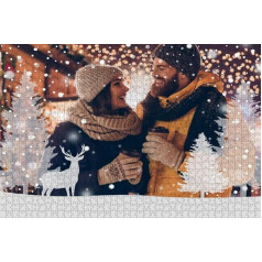 Photo Puzzle personalizēta 1000 500 500 300 120 gabaliņi pieaugušajiem Zēni Meitenes Koka Puzzle Dizains Puzzle ar savu fotogrāfiju Ideāli piemērots kā personiska foto dāvana