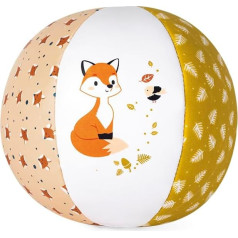 KALOO - My baby ball with fox - 10 cm - Bērnu rotaļlieta - Mīksta bumba ar attēliem bērniem - Veicina sīko motoriku un iztēli. No 6 mēnešiem, K221500