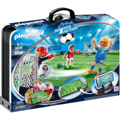 Playmobil 70244 Futbola stadions un figūriņas, dažādu krāsu