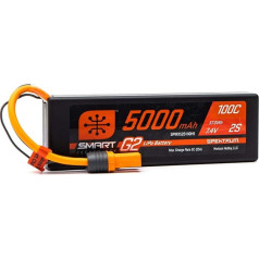 Spektrum SPMX52S100H5 5000mAh 2S 7.4V Smart G2 LiPo 100C IC5, Multi