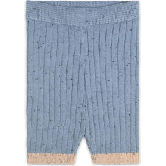 7AM Unisex Baby Biker Shorts - īpaši mīksti un ērti šorti jaundzimušajiem un bērniem | Retro rib trikotāžas dizains BCI kokvilna