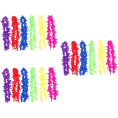 PACKOVE Pack of 18 Feather Boas Party Favours Wedding Decoration Party Decoration Feathers for Festivals Decoration Party Feathers for Birthday Parties Feathers for Craft Projects