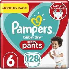 Pampers baby-dry autiņbikses 81691530 128