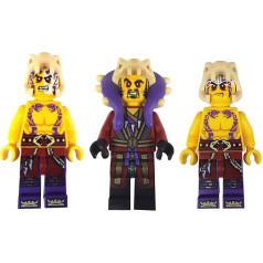 LEGO Ninjago Ninjago figūriņu komplekts: 3 figūriņas (Meistars, Kraits un Slevens).