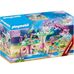 PLAYMOBIL Magic 70886 Vaikiškas undinių rojus su plaukiojančiais delfinais, žaislas vaikams nuo 4 metų