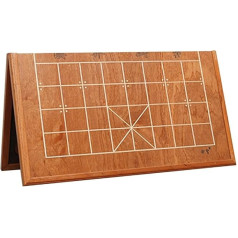 Salokāms šaha dēlis Profesionālā šaha dēlis MDF Portable Xiangqi Board Ceļojumu galda spēles