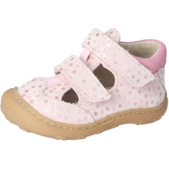 RICOSTA Meiteņu Velcro apavi EBI Baby and Toddler First Walking Shoes, platums: šaurs, vaļēja zolīte, Velcro aizdare, apavi, Pulveris (311), EU 21, Pulveris 311