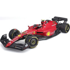 Bburago 1/18 Ferrari-2022 Formula 1 ar ķiveri #Sainz-Nouveaute FA 2022 Miniature Car