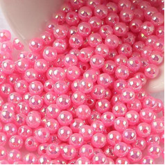 Candy Color AB apaļas krelles 6mm 8mm 10mm vaļējas krelles Spacer krelles rokdarbiem un juvelierizstrādājumu izgatavošanai Modelis 13,10mm 40gab