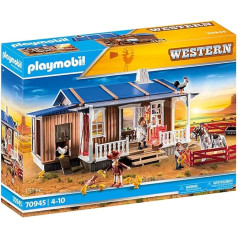 Playmobil Vakarų rančos žaidimų rinkinys 10 x 16 x 12 colių