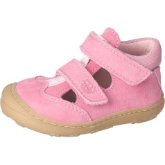 RICOSTA Meiteņu Velcro apavi EBI Baby and Toddler First Walking Shoes, platums: Medium, vaļēja zolīte, Velcro aizdare, apavi, Fleur (330), 20 EU, Fleur 330