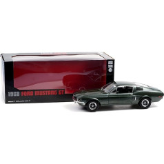 GreenLight 1:18 1968 Ford Mustang GT Fastback - Highland Green 13615