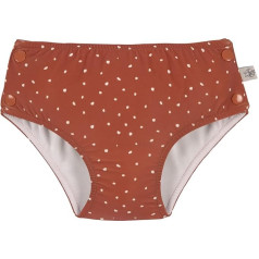 LÄSSIG Baby Kids Swim Nappy with Poppers / Snap Swim Nappy / Snap Swim Nappy Speckles Rust, 6 mėnesių, dydis: 62/68