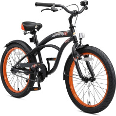 BIKESTAR Bērnu velosipēds zēniem un meitenēm 20 collas no 6 gadiem, 24 collas no 9 gadiem | Velosipēds bērniem Cruiser | Testēšana bez riska