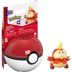 Mega Pokemon - HNT88 - Kopīgā veidošanas figūra 5cm + Pokéball - Chochodile/Fuecoco