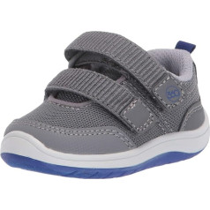 Stride Rite 360 Boy's Dash Anti-Microbial Dual Width Insole Athletic Trainers, Grey, 3 M US Infant, pelēks