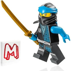 LEGO Ninjago mini figūriņa NYA (Legacy) ar 2 bonusa zobeniem