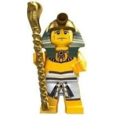 LEGO minifigūriņu kolekcija 2. sērijas LOOSE minifigūriņa Ēģiptes faraons