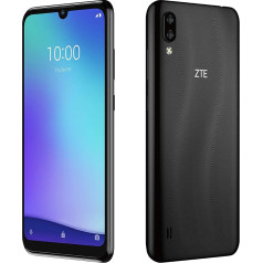 ZTE Blade A5 (2020) (15,46 cm (6 collu) HD+ displejs, 32 GB iekšējās atmiņas un 2 GB RAM, 13 MP + 2 MP galvenā kamera, 5 MP priekšējā kamera, Android) Melns