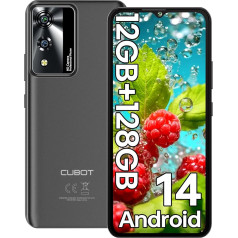 CUBOT A10 viedtālrunis Android 14-12 (4+8) GB + 128GB/1TB Lēts mobilais tālrunis bez līguma, 6,56 collu HD+/90Hz ekrāns, 48MP + 16MP kamera, 5100mAh, Dual SIM 4G bez SIM bloķēšanas Mobilie telefoni, Face