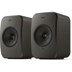 KEF LSX II LT Wireless Shelf Speakers, Graphite Grey | Music | TV & Home Entertainment | Gaming | HDMI ARC | USB-C | Bluetooth | AirPlay 2 | Chromecast | Spotify