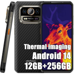 Ulefone Armor 25T Āra mobilie telefoni 2024, MTK G99 12GB+256GB+2TB Āra viedtālrunis, 64MP + termokamera, 6500mAh 33W, 6,78