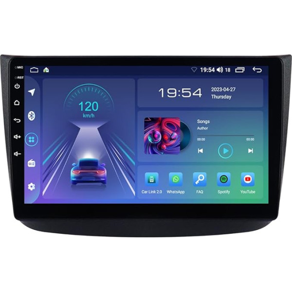 ACAVICA 2+32GB 9 collu Android 12 radio priekš Mercedes Benz Vito Viano MK2 W639 2003-2013 GPS Navigator Sat NAV ar bezvadu Carplay Bluetooth WiFi DSP USB FM stūres vadības ierīci (Radio)