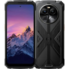 Blackview BV8100 Āra viedtālrunis bez līguma, Dual LED lukturīši, 24GB + 256GB, 6,5 collu 120Hz 2.4K FHD+, 50MP kamera, 8800mAh akumulators, IP68 Android 14 ūdensizturīgs izturīgs mobilais tālrunis, GPS NFC,