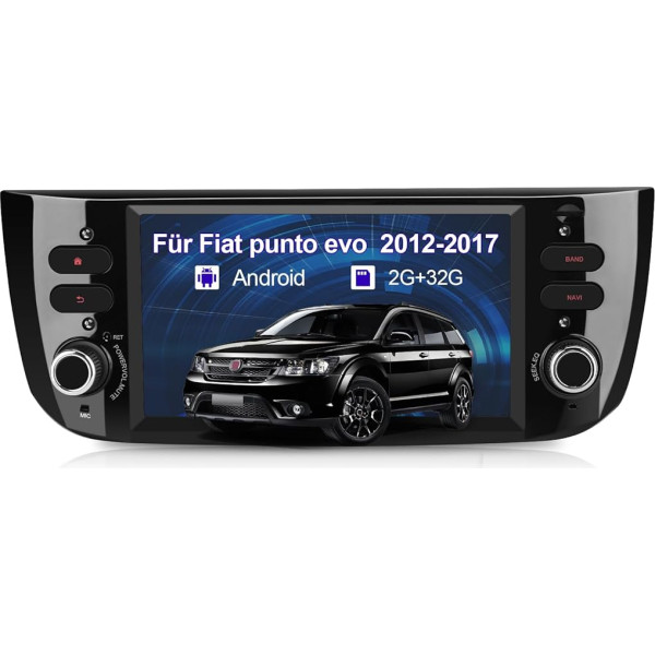 AWESAFE Android auto radio priekš Fiat Linea/Punto evo 2012-2015 9