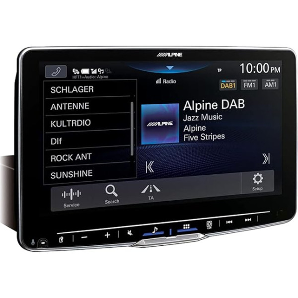 Alpine iLX-F905DU8 autoradio ar 9 collu skārienjūtīgo ekrānu, DAB+, 1-DIN uzstādīšanas korpuss, Apple CarPlay bezvadu un Android Car atbalsts Fiat Ducato 8