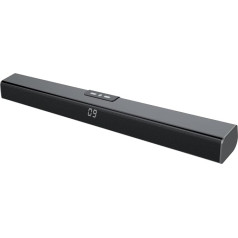 Monster Soundbar SB100, TV skaļrunis ar telpisko skaļruni, kompakts skaļrunis ar Bluetooth savienojumu, TV skaņas sistēma, TV un mūzikas skaļrunis ar tālvadības pulti, melns