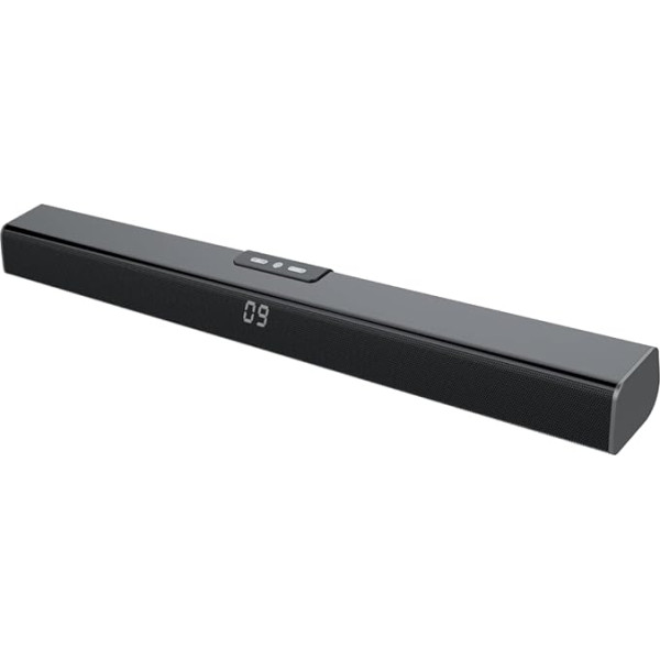 Monster Soundbar SB100, TV skaļrunis ar telpisko skaļruni, kompakts skaļrunis ar Bluetooth savienojumu, TV skaņas sistēma, TV un mūzikas skaļrunis ar tālvadības pulti, melns