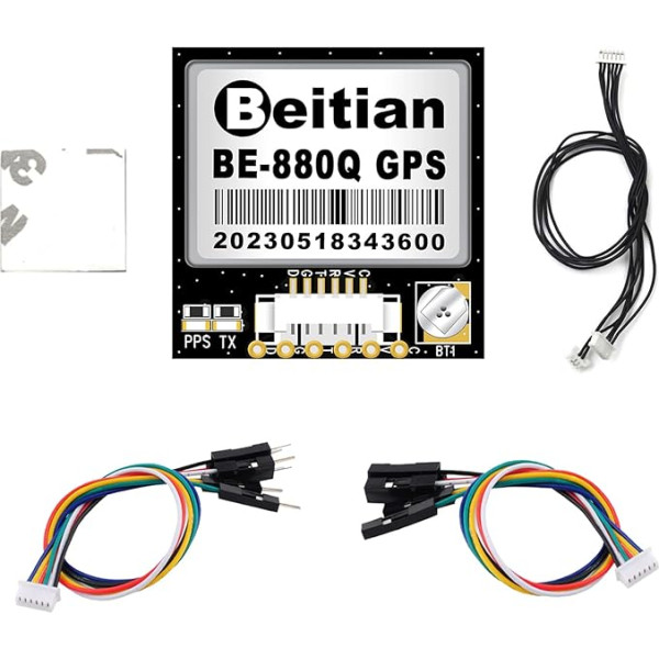 Geekstory BE-880Q GPS modulis ar zibspuldzi QMC5883L Kompass GPS antena TTL līmenis 38400bps Arduino Raspberry Pi Gaisa kuģu Pixhawk APM lidojuma kontrolieris