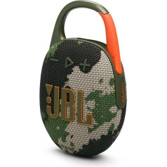 JBL Clip 5 in Camouflage - pārnēsājams Bluetooth skaļrunis Pro Sound, dziļi basi un atskaņošanas laika palielināšanas funkcija - ūdens un putekļu izturīgs - 12 stundu darbības laiks