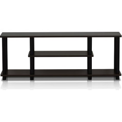 Furinno Entertainment/TV-Regal mit unterschiedlichen Ablageflächen, Walnuss, 29.72 x 29.72 x 41.15 cm, Nussbaum